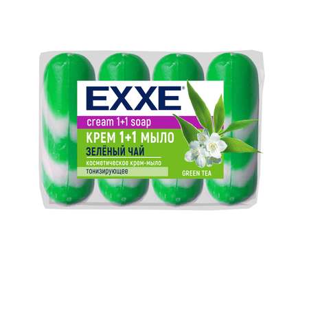 Мыло EXXE Зеленый чай 4 шт. 75 г 75 мл
