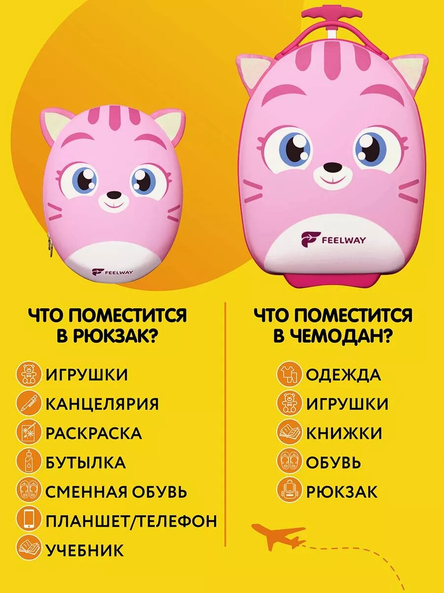 Чемодан Feelway Кошка - фото 21