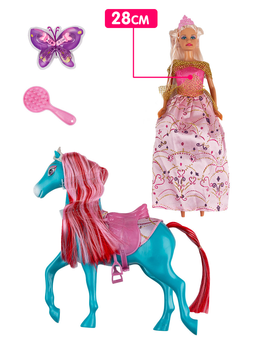 Кукла классическая Defa Lucy 8209//розово-голубой - фото 1