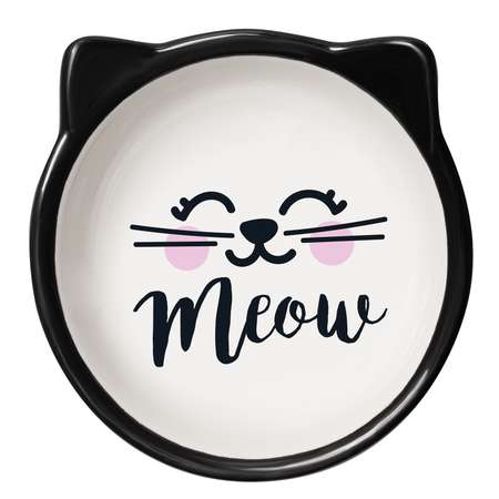 Миска для кошек Triol Мордашка на ножке 0.12л 30231048