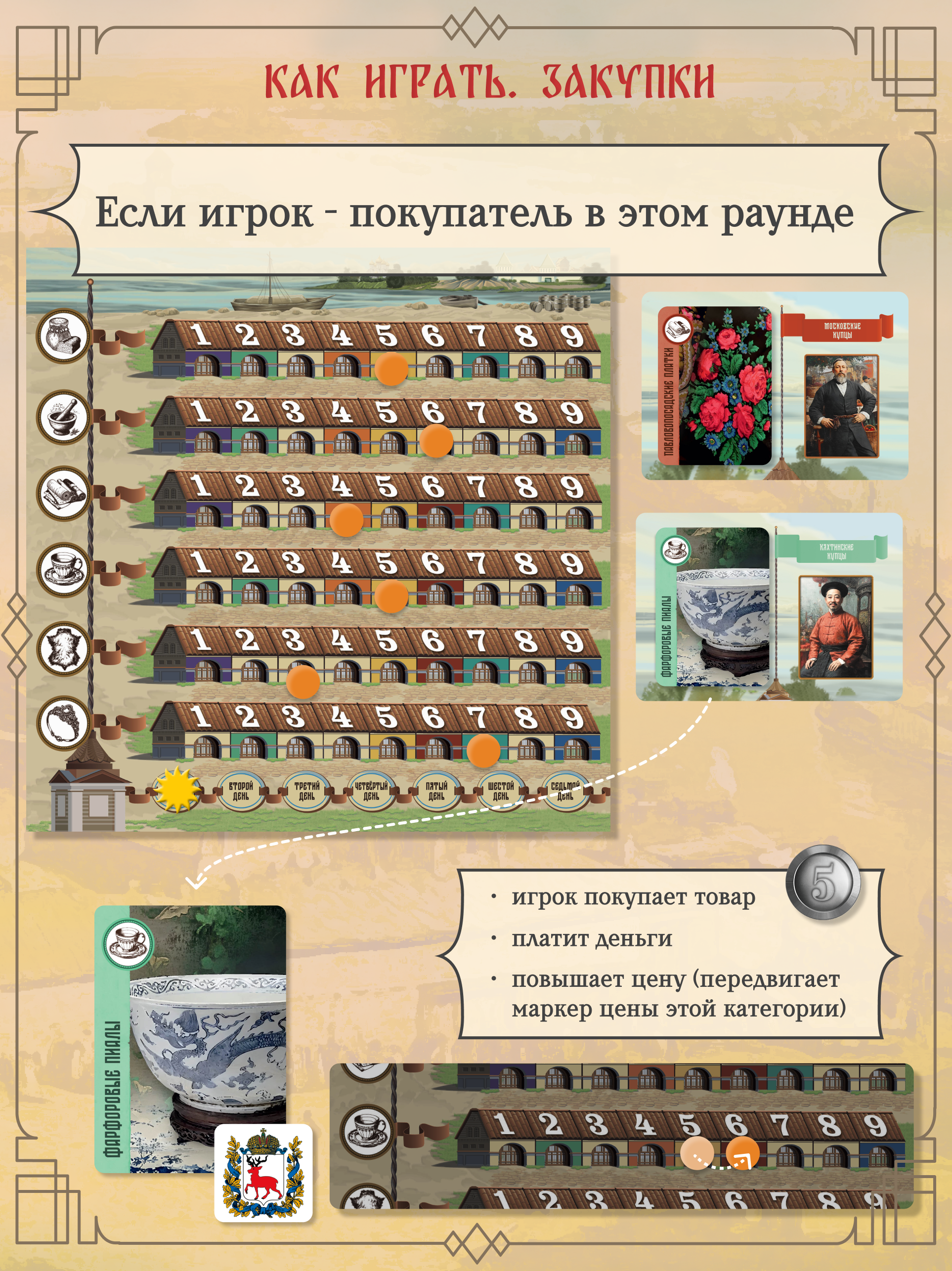Настольная игра Игротека Нижегородская ярмарка. - фото 9