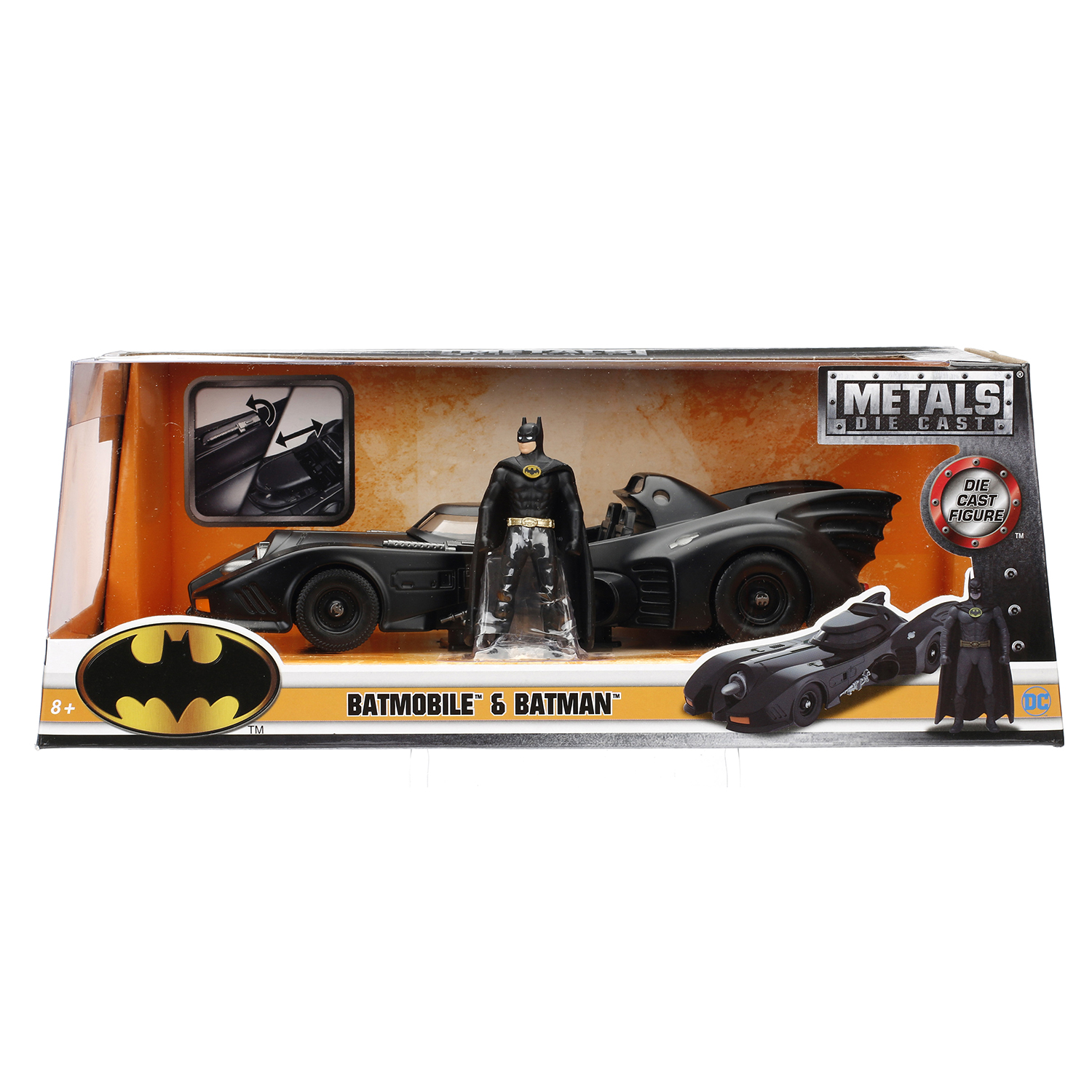 Автомобиль Jada Batmobile with Batman 1:24 ТоуR15 - фото 2