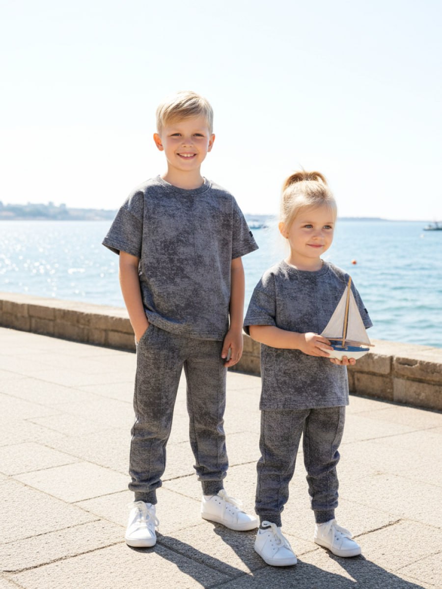 Спортивный костюм VEDDI 2080/6041фп-2024-графит/варенка - фото 11