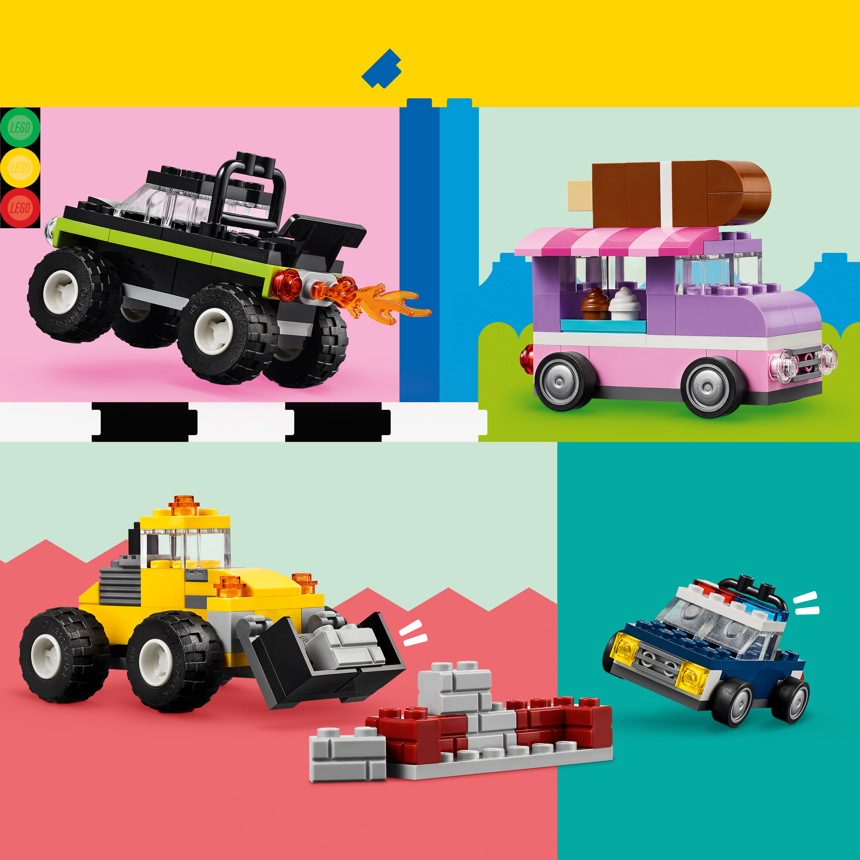 Конструктор LEGO Classic Креативный транспорт - фото 7