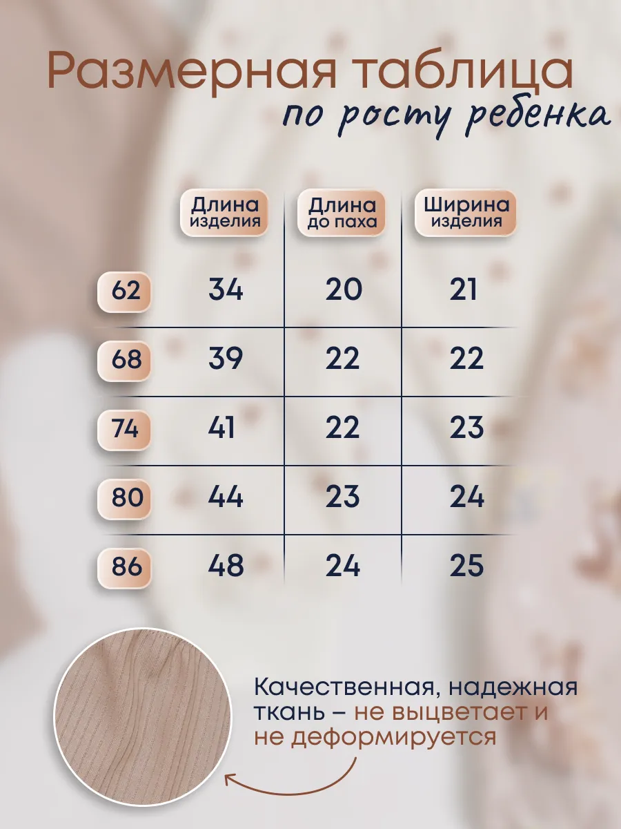 Штанишки 3 шт Супер Пупс нбр/3пр/шт/SK21леснаясказка - фото 5