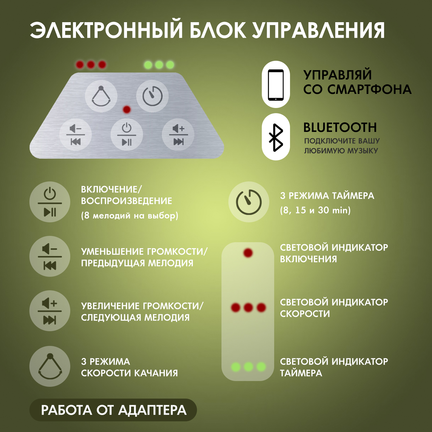 Стульчик для кормления Nuovita Unico Story трансформер - фото 8