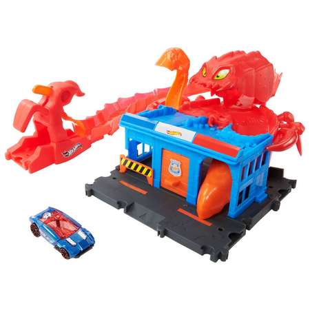 Трек Hot Wheels Полицейский участок с пусковой установкой