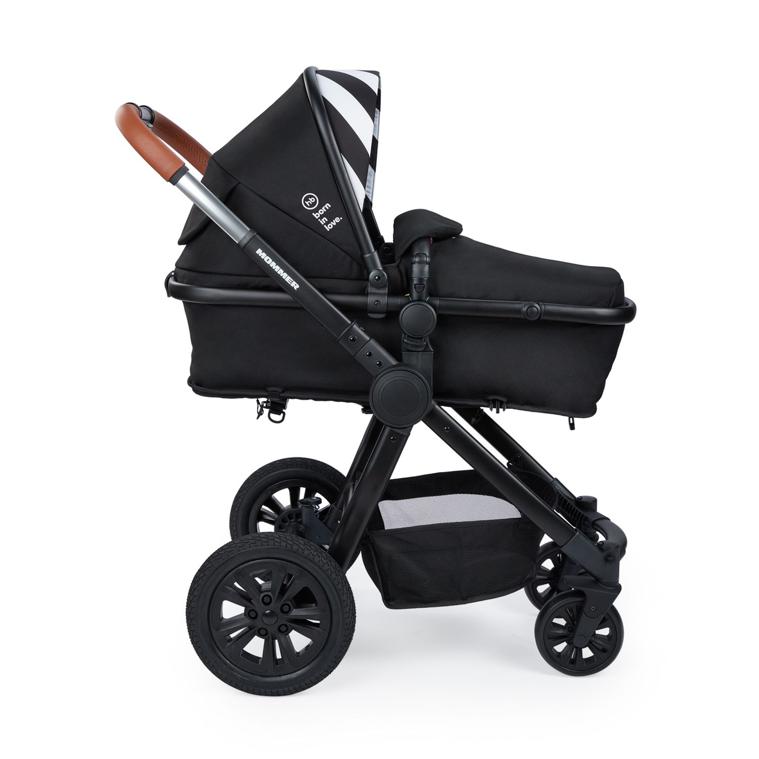 Коляска трансформер Happy Baby черный - фото 13