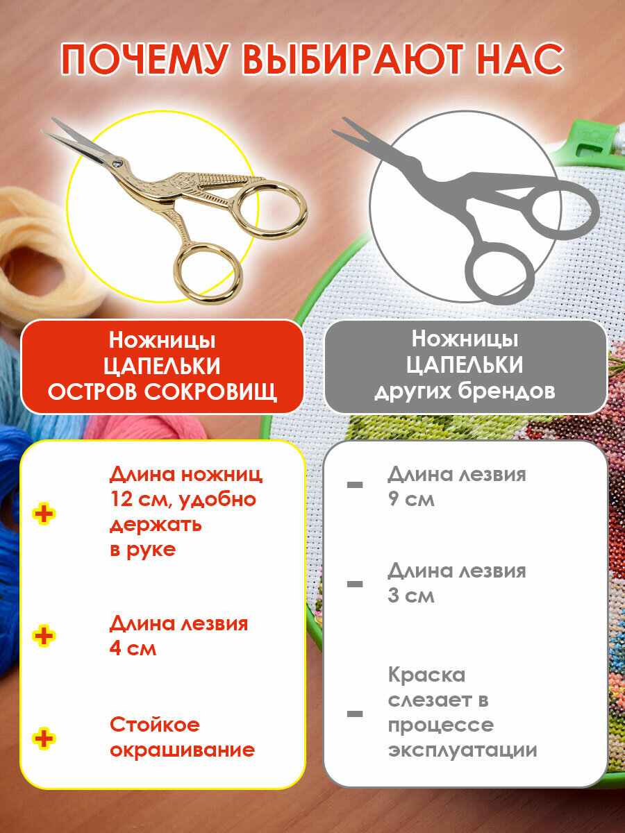 Ножницы канцелярские Остров Сокровищ - фото 4
