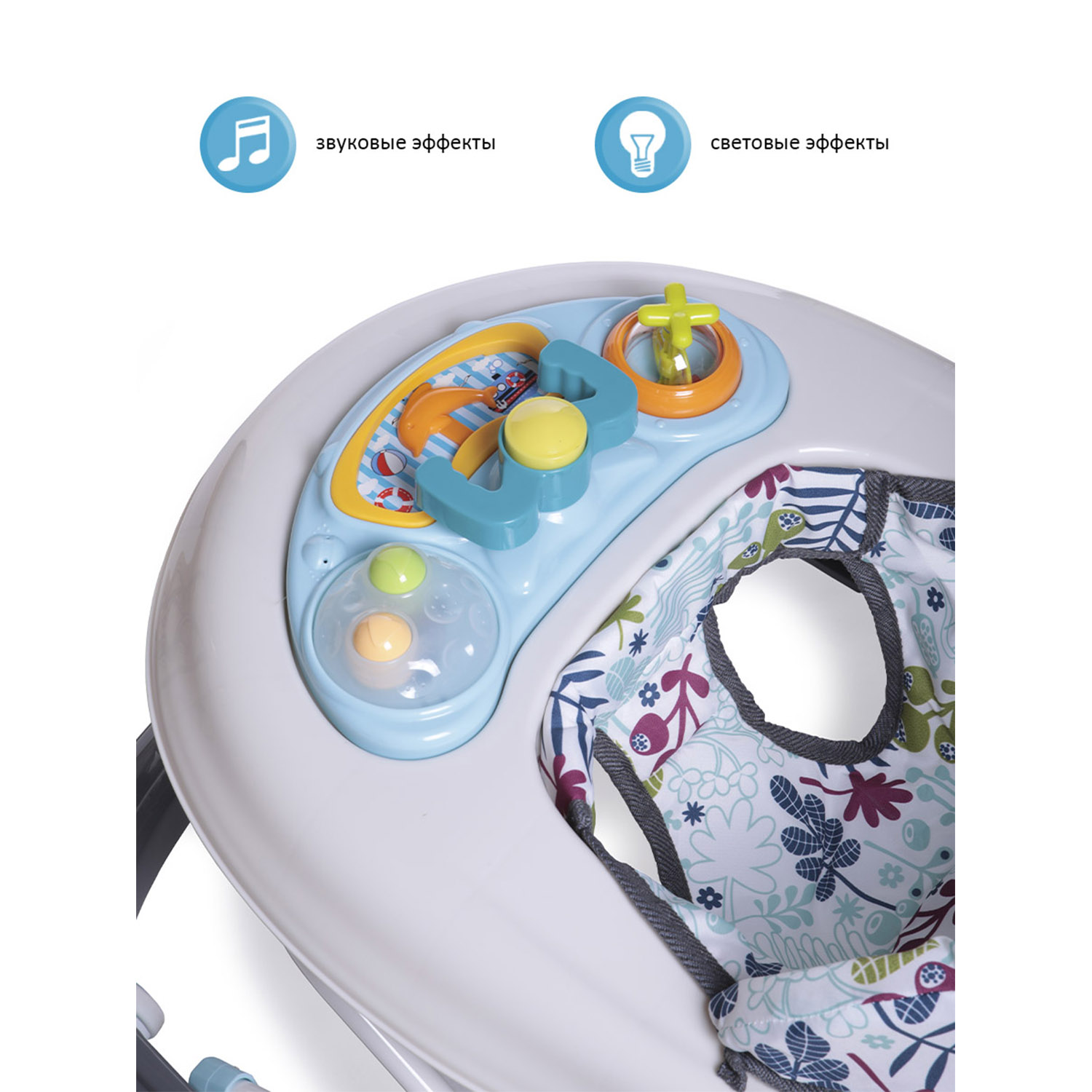 Ходунки BabyCare Corsa белый - фото 7