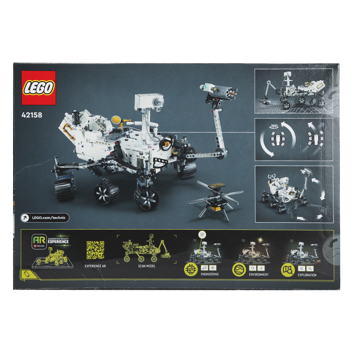 Конструктор LEGO Technic NASA Mars Rover Perseverance блочный - фото 9