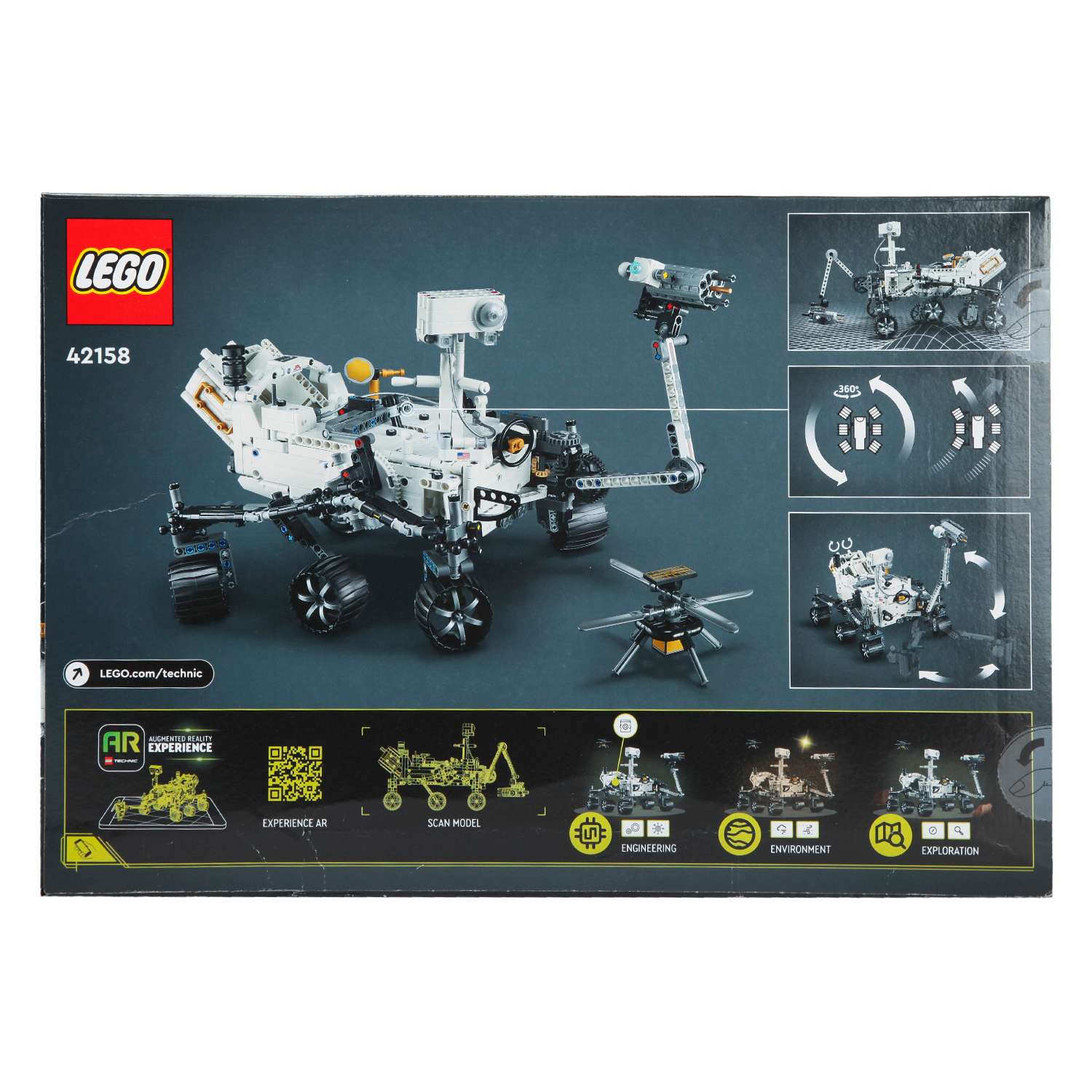 Конструктор LEGO Technic NASA Mars Rover Perseverance блочный - фото 9