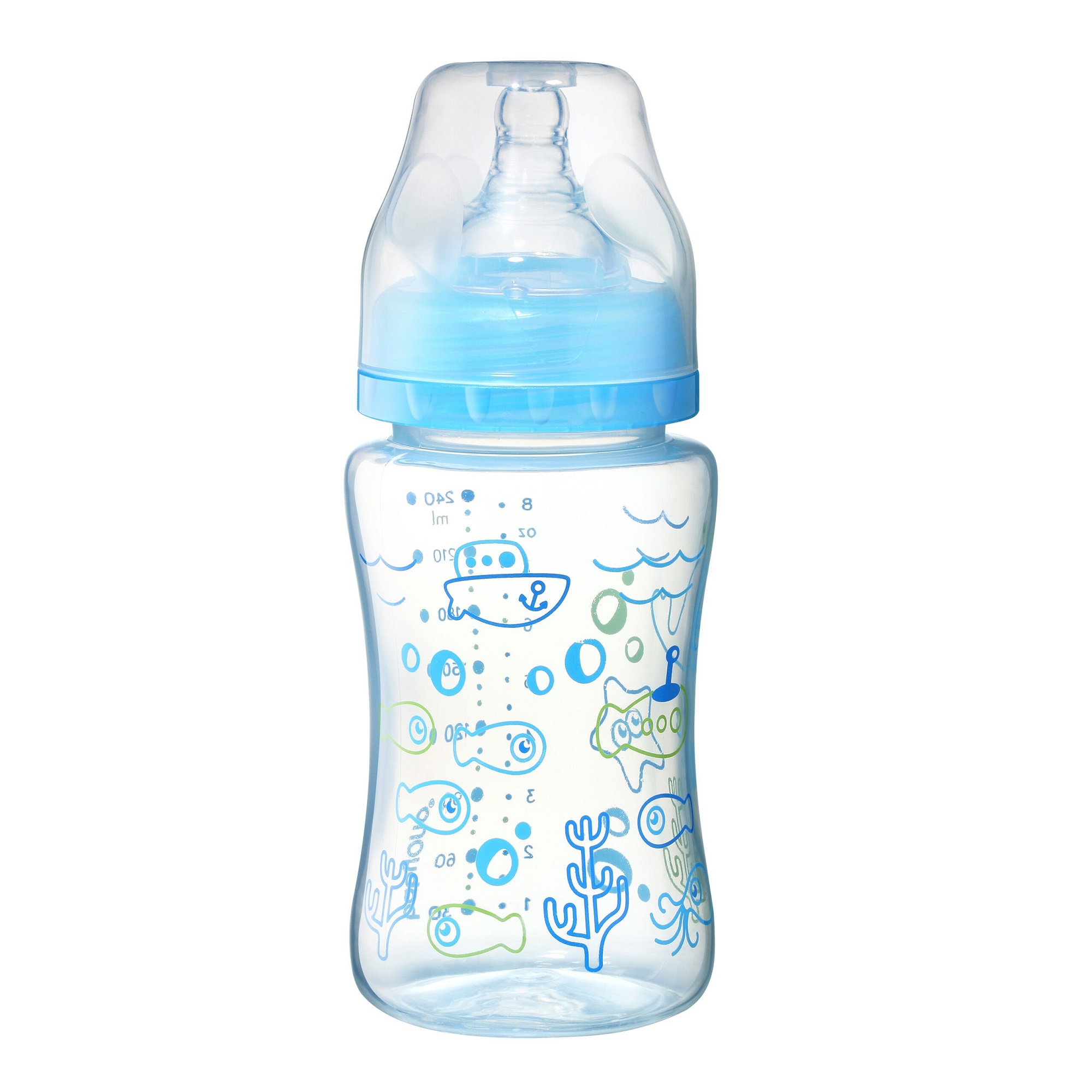 Бутылочка Babyono 240 мл 1 шт. в ассортименте - фото 1