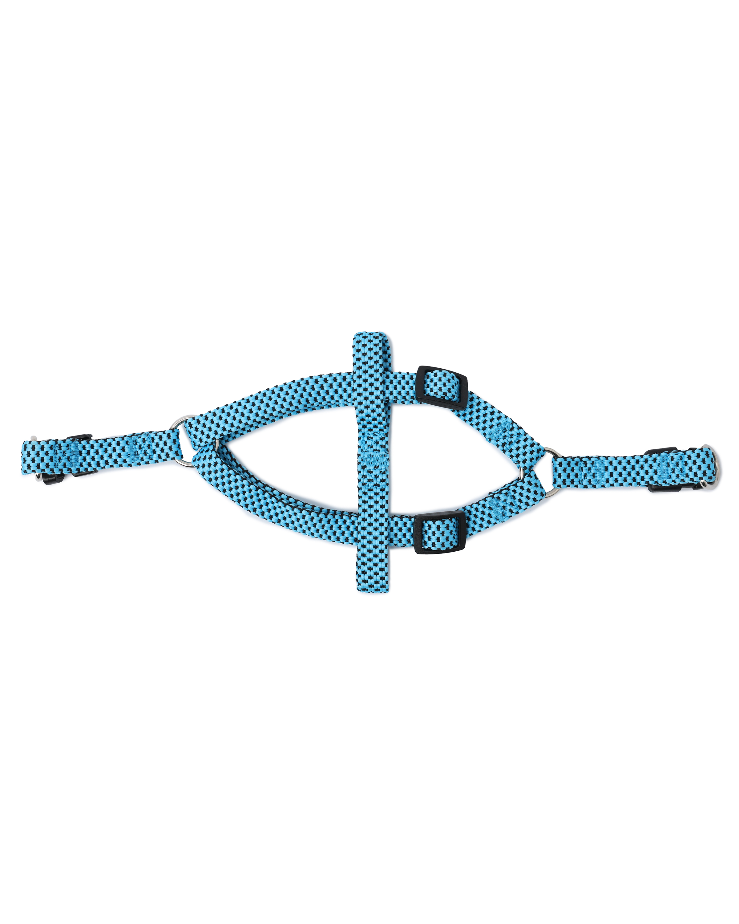 Шлейка для собак мелких пород Barbaks голубая с вкраплениями полиэстер S (1.5*25-40см) - фото 6