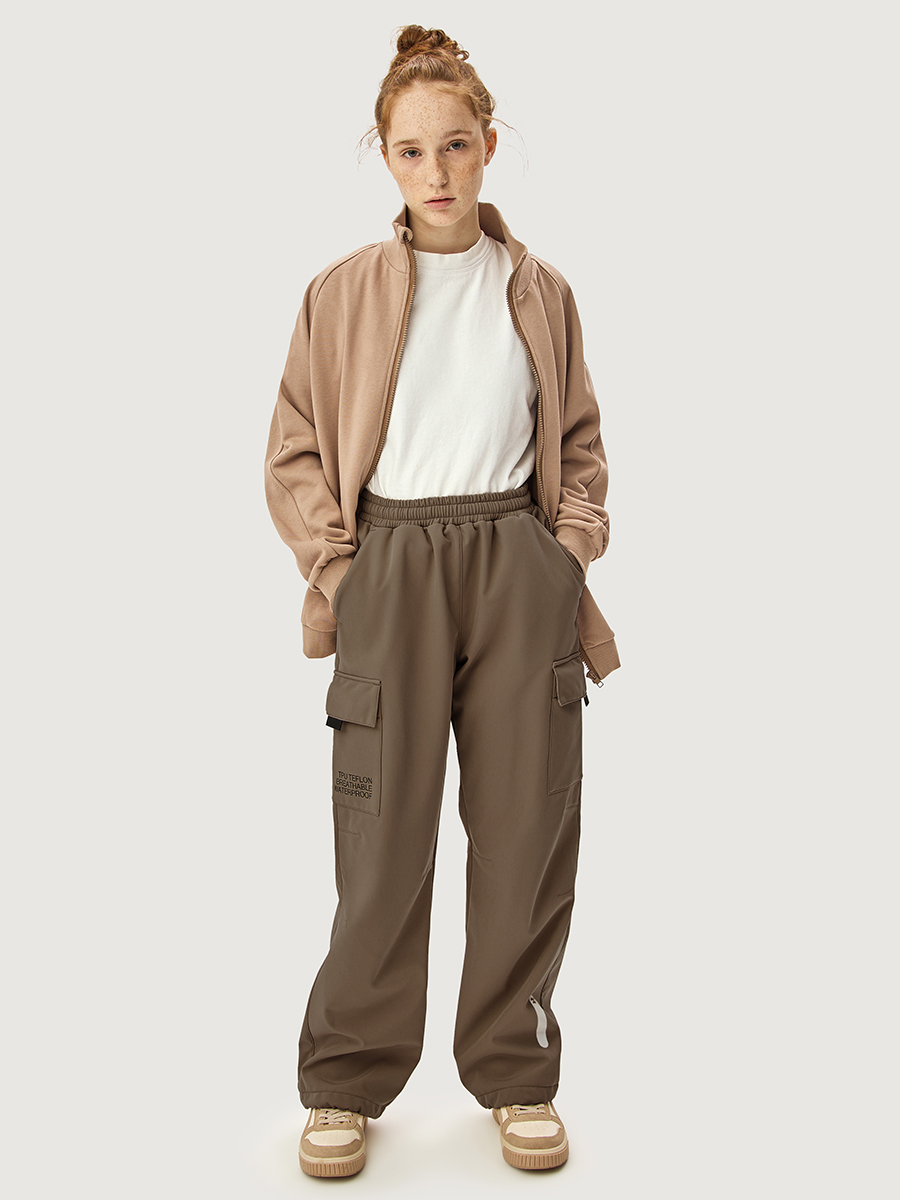 Брюки утепленные NIKASTYLE 2л16826 кофе - фото 2