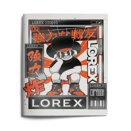 Общая тетрадь Lorex Stationery клетка 48 лист. в ассортименте