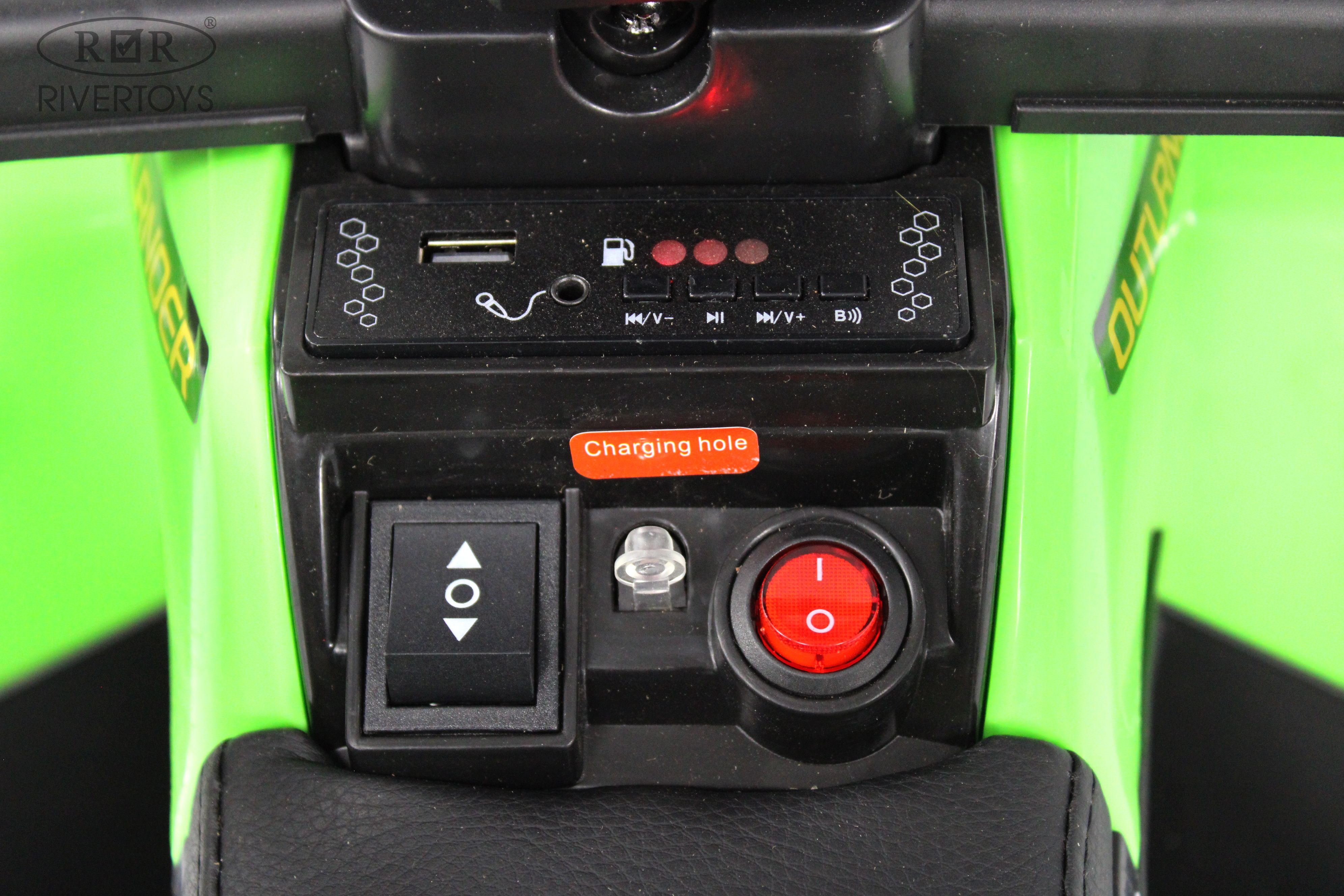 Электромобиль RIVERTOYS F003FF-A-NEW-GREEN - фото 8