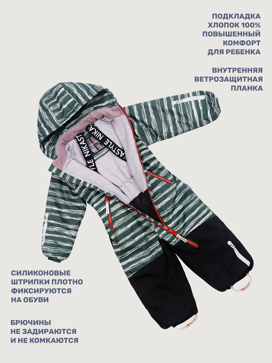 Комбинезон NIKASTYLE 8м4125 хаки/черный - фото 5