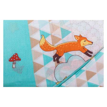 Пододеяльник на молнии ВОМБАТИК Classic Collection Фокс ткань бязь 148x215 см