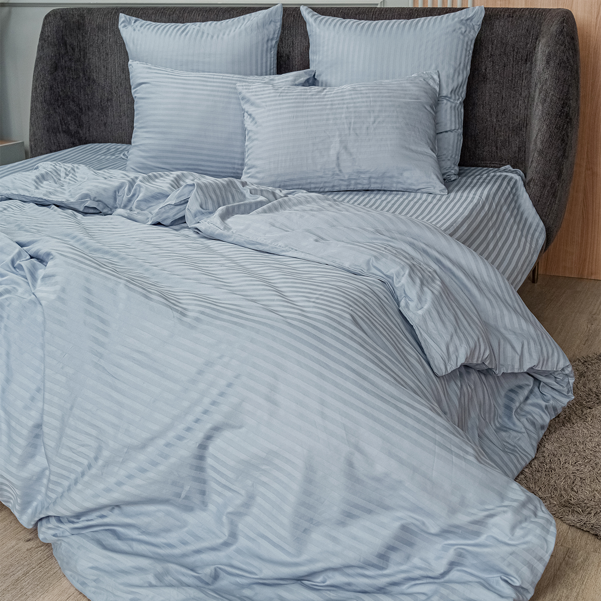 Комплект постельного белья Monocolor двуспальный 4 предм. - фото 1