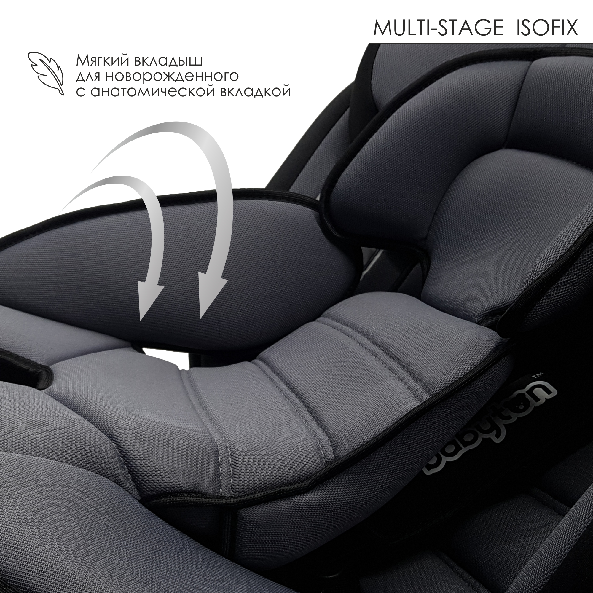 Автокресло Babyton Multi-Stage Isofix 0+/1/2/3 (0-36 кг) - фото 4