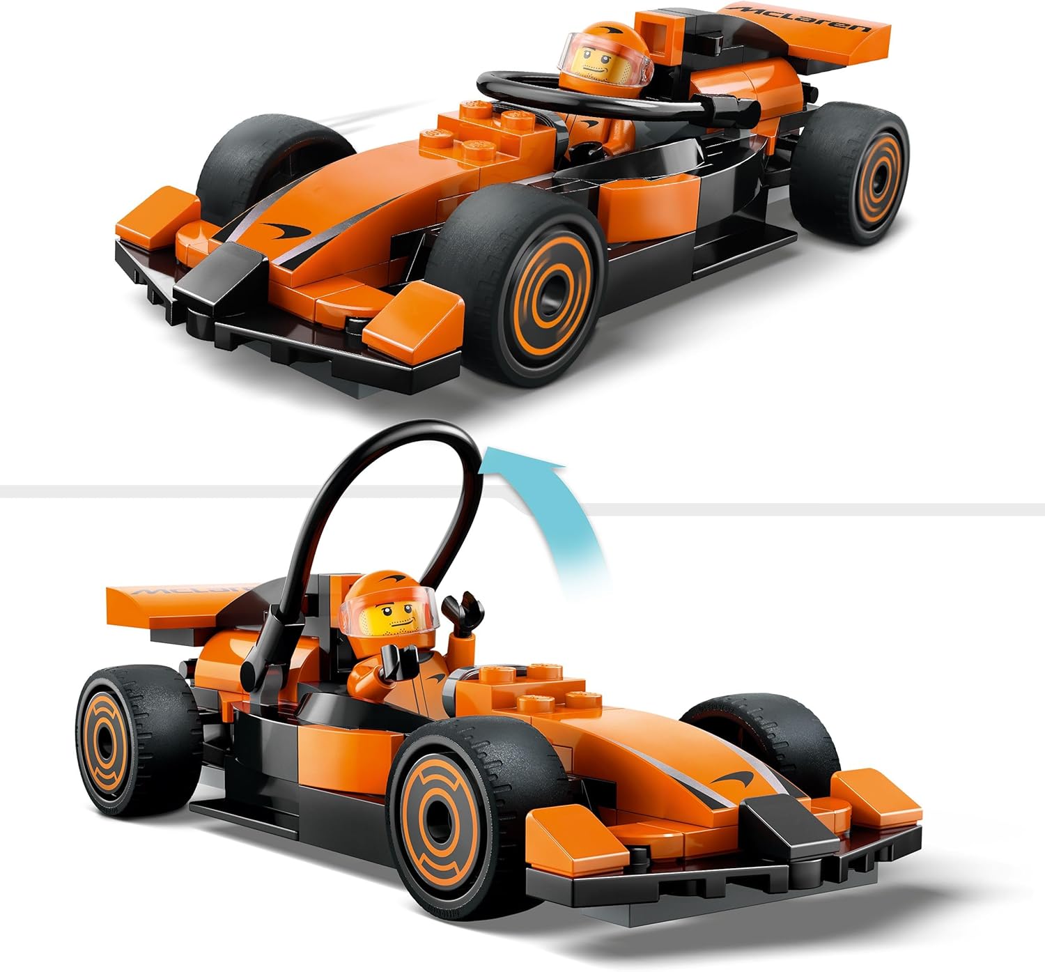 Конструктор LEGO City Формула 1 Горщик на McLaren блочный - фото 3