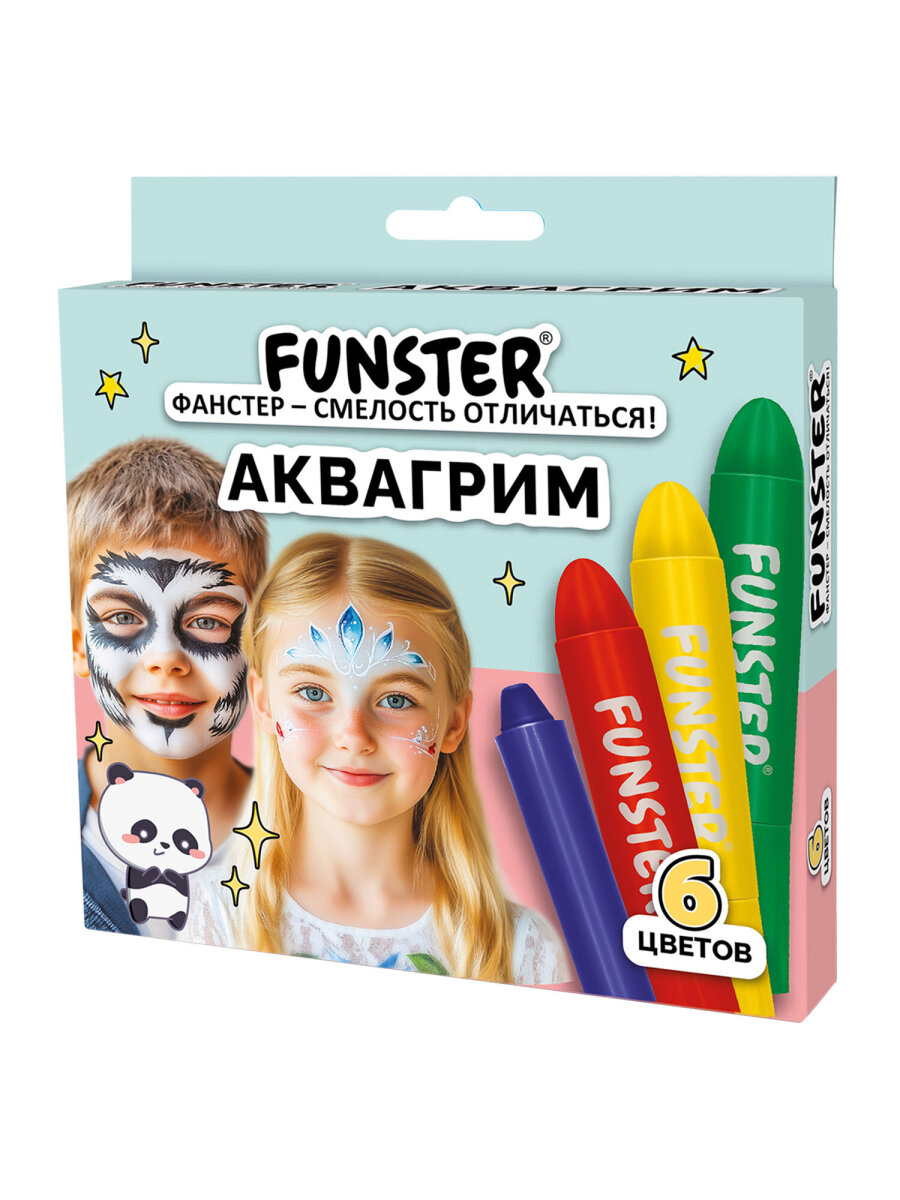Аквагрим Funster Яркие краски 6 цв. - фото 2
