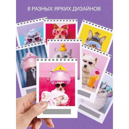 Блокнот HappyLine 8шт формат А6 для девочек