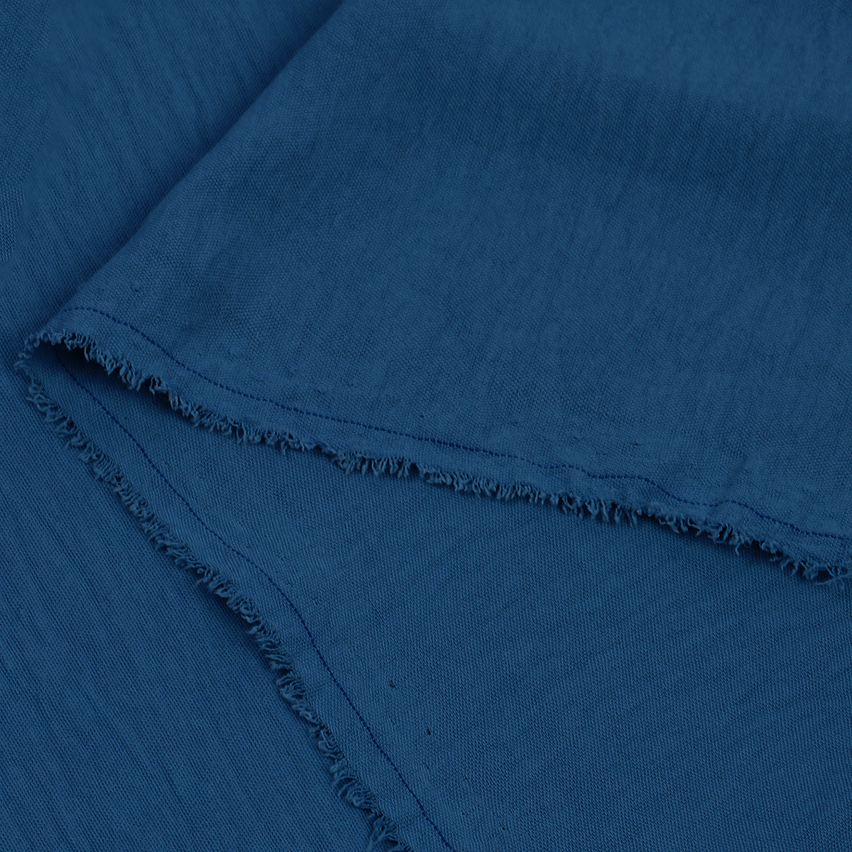 Ткань TBY Лен искусственный Манго цвет джинса уп.3м - фото 8