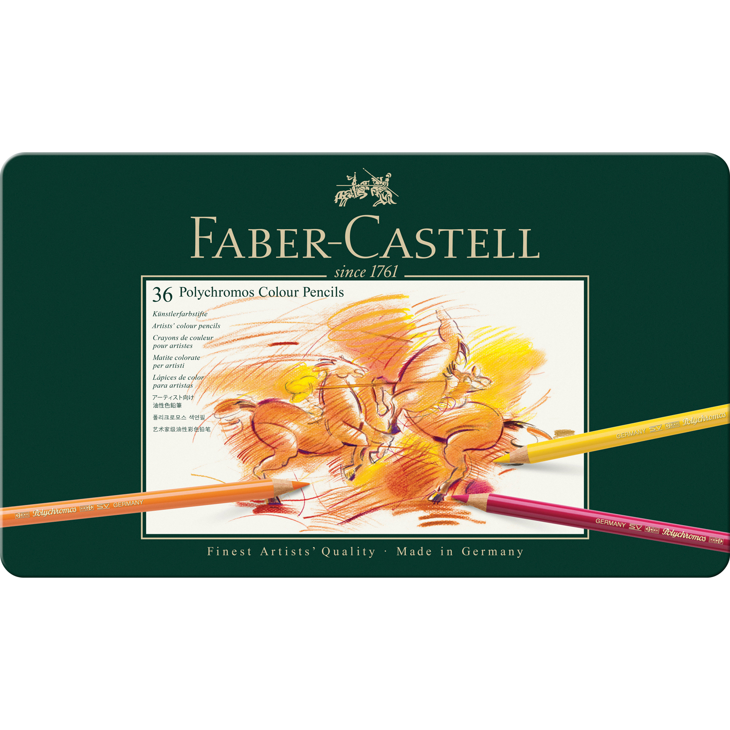 Карандаши цветные Faber Castell 36 шт. - фото 1
