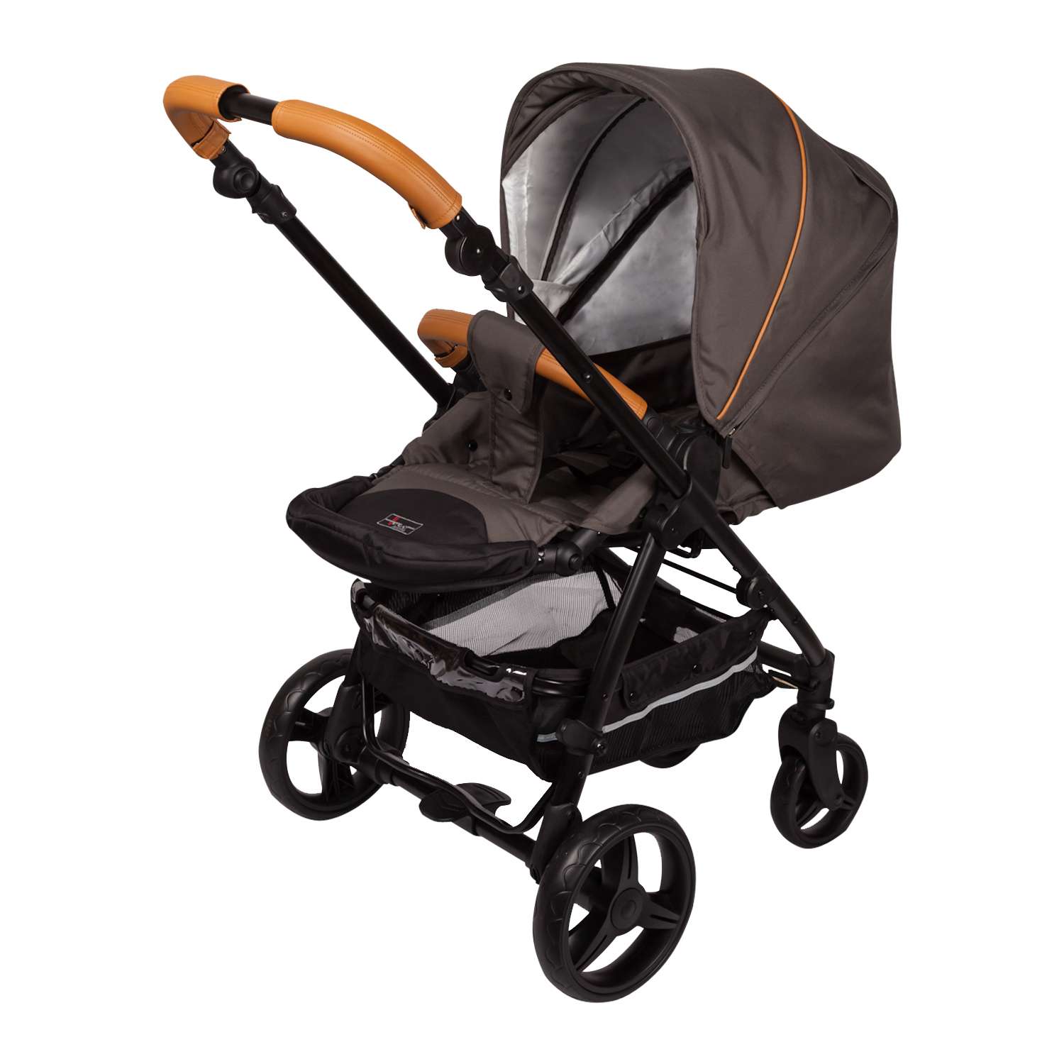 Коляска 2 в 1 hoco Jeff Combi Dark grey - фото 8