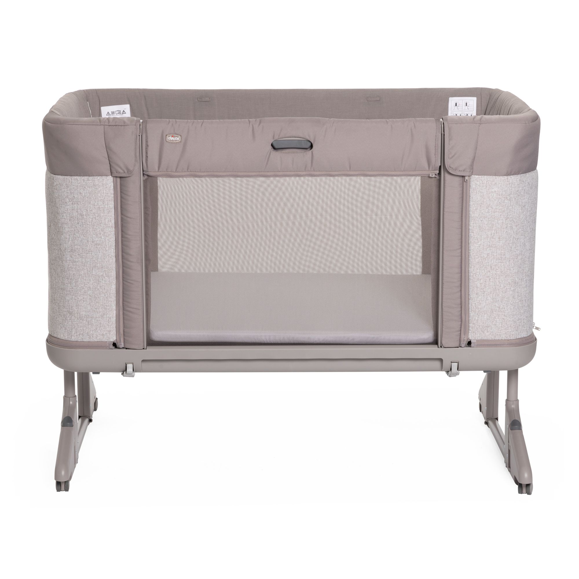 Детская кроватка Chicco Next2Me Forever 3в1 с рождения до 4 лет Almond прямоугольная, без маятника - фото 10