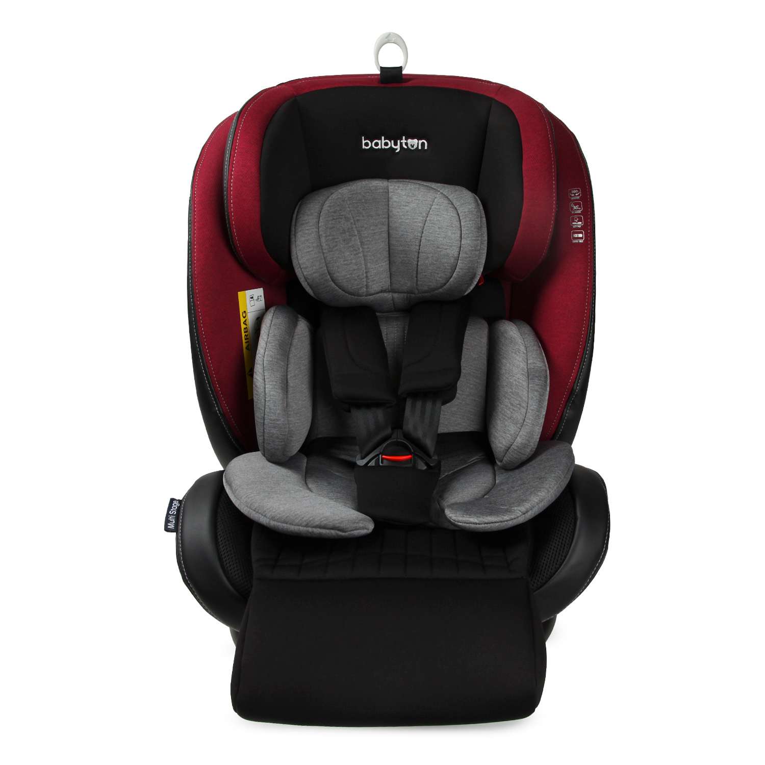 Автокресло Babyton Multi-Stage Black-Red Isofix 0+/1/2/3 (0-36 кг) - фото 8