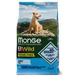 Корм для собак MONGE BWild Grain free Mini мелких пород из анчоуса с картофелем и горохом 2.5кг
