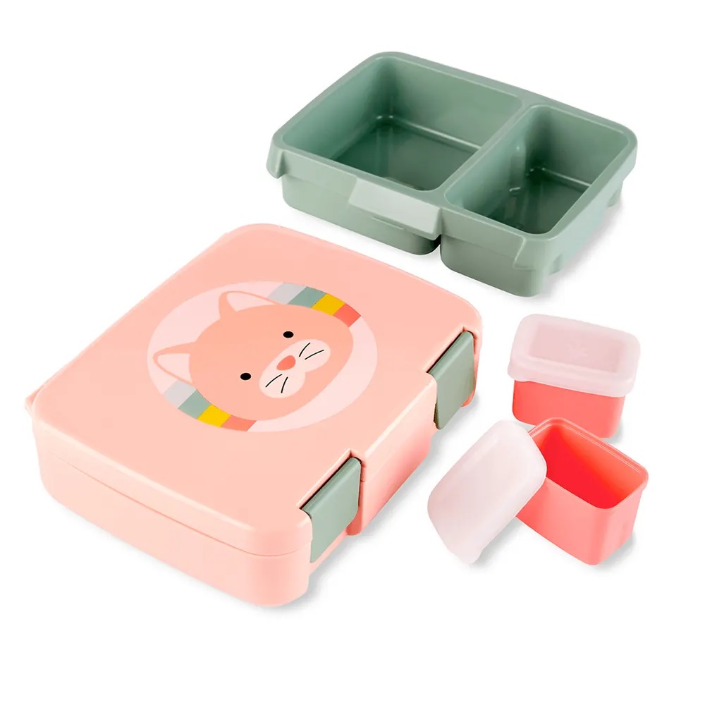 Набор контейнеров Skip Hop для завтрака с делениями Кошка - фото 2