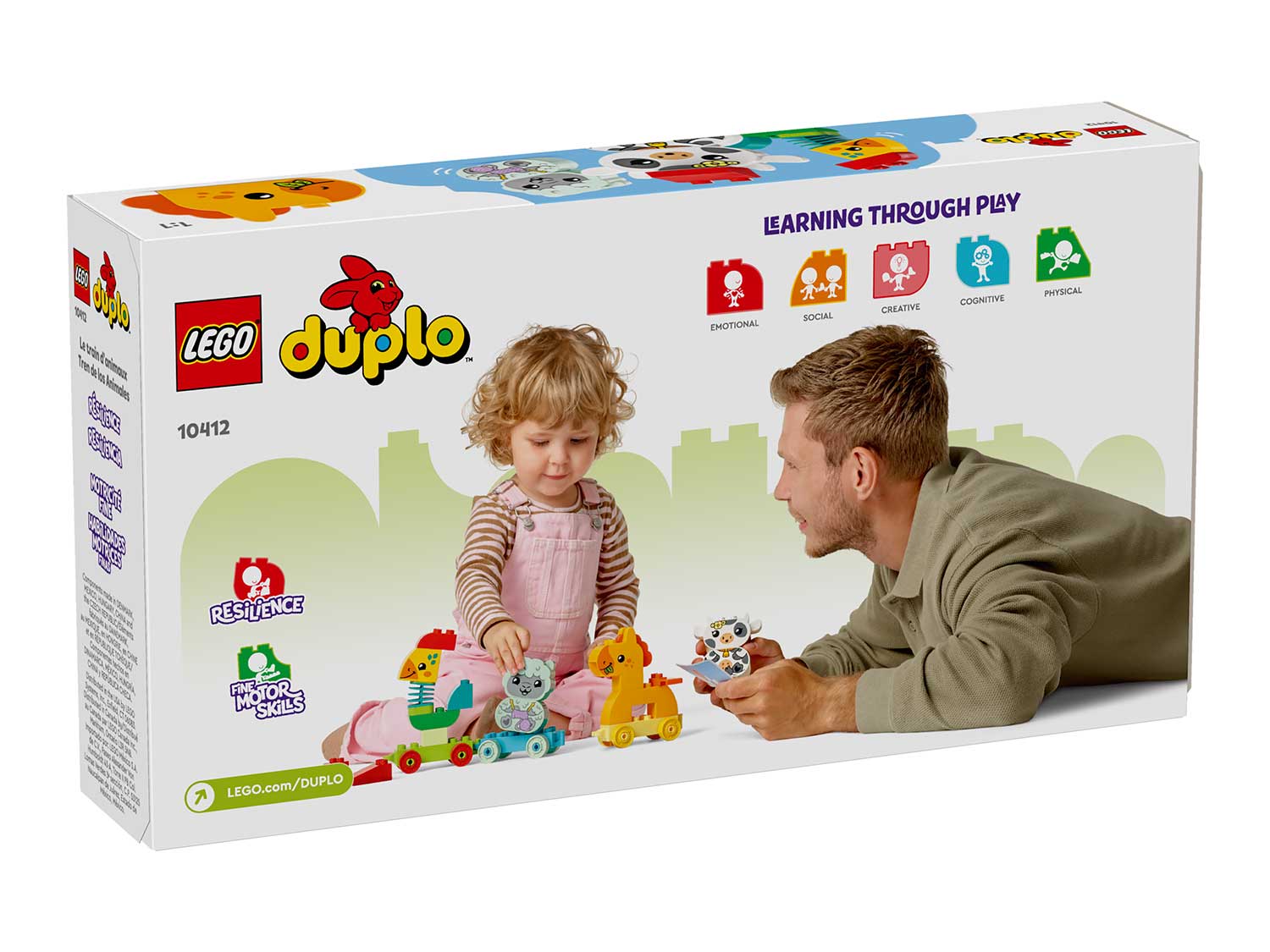 Конструктор LEGO DUPLO Поезд с животными 19 дет. - фото 5