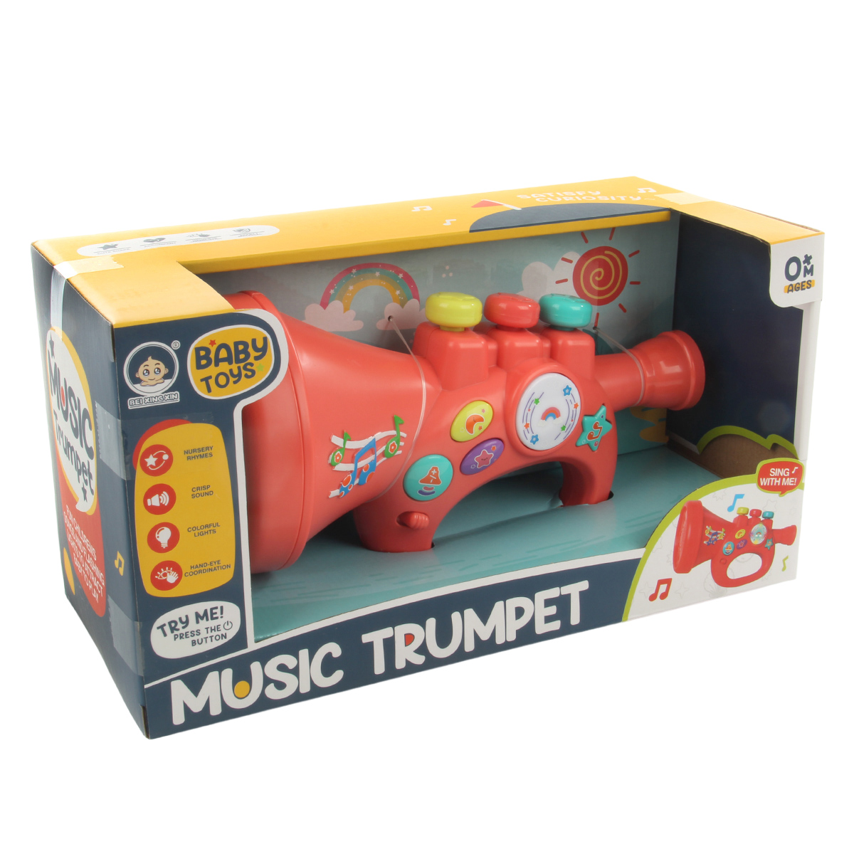 Игрушка музыкальная Veld Co труба - фото 7