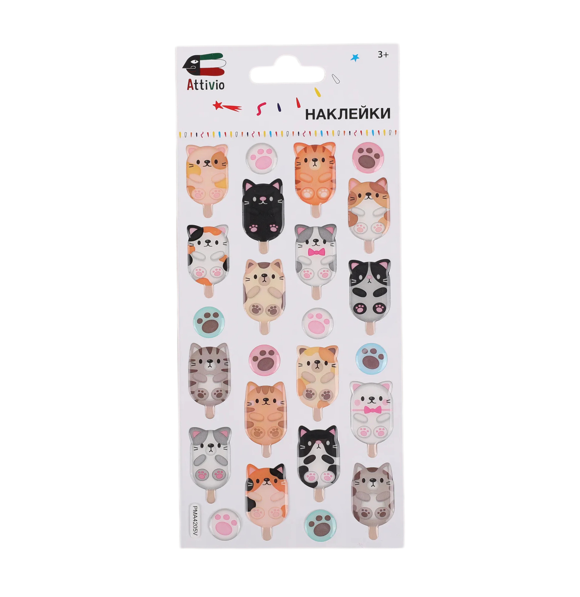 Наклейки Attivio Котики - фото 1