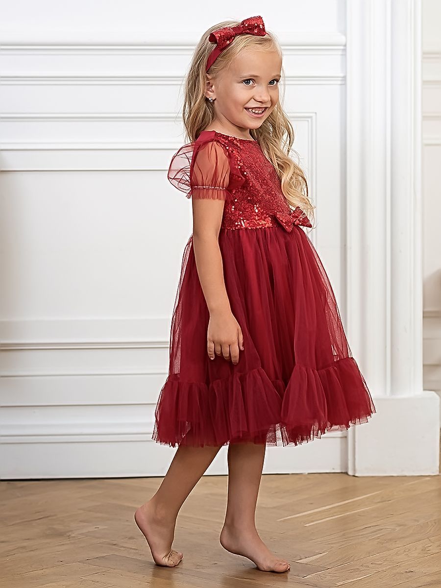 Платье Trendyco kids ТК616/чили-Chili-pepper - фото 1