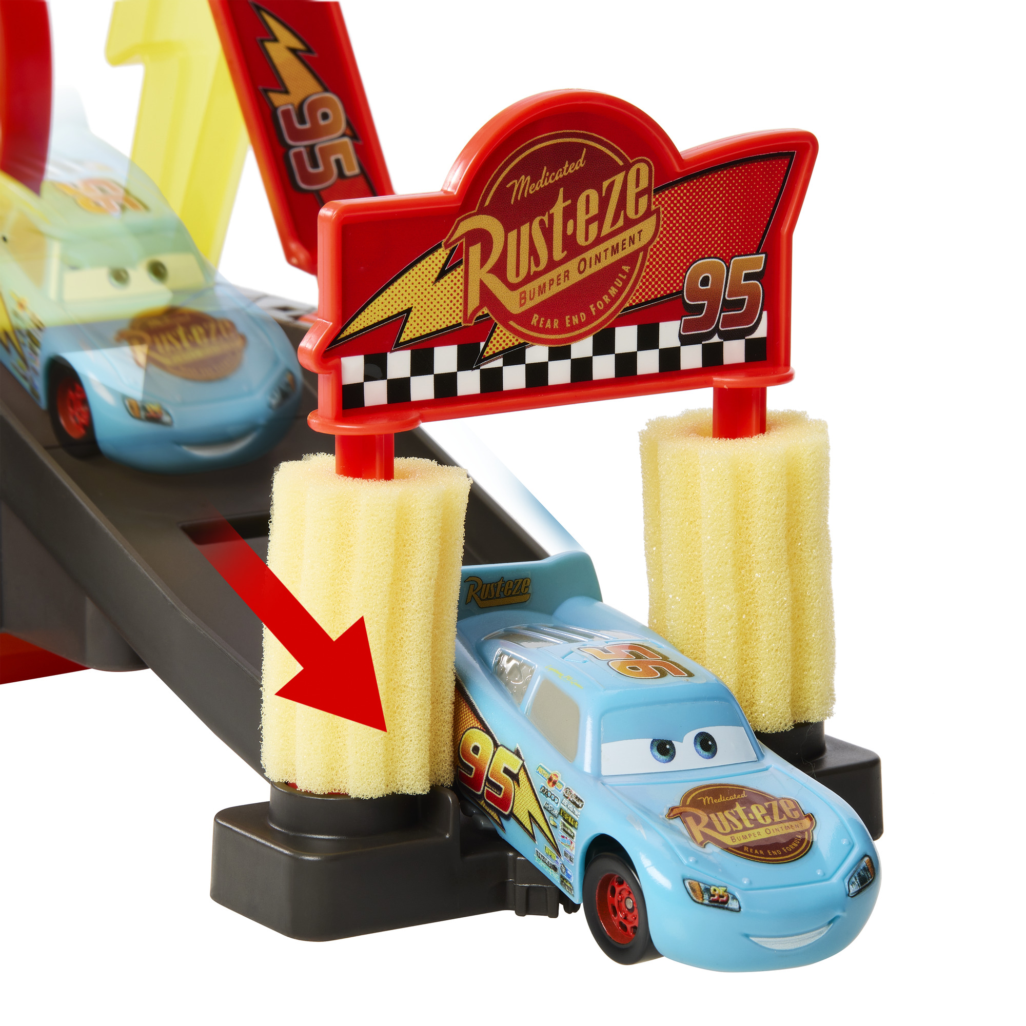 Игровой набор Cars Молния Маккуин Автомойка - фото 4