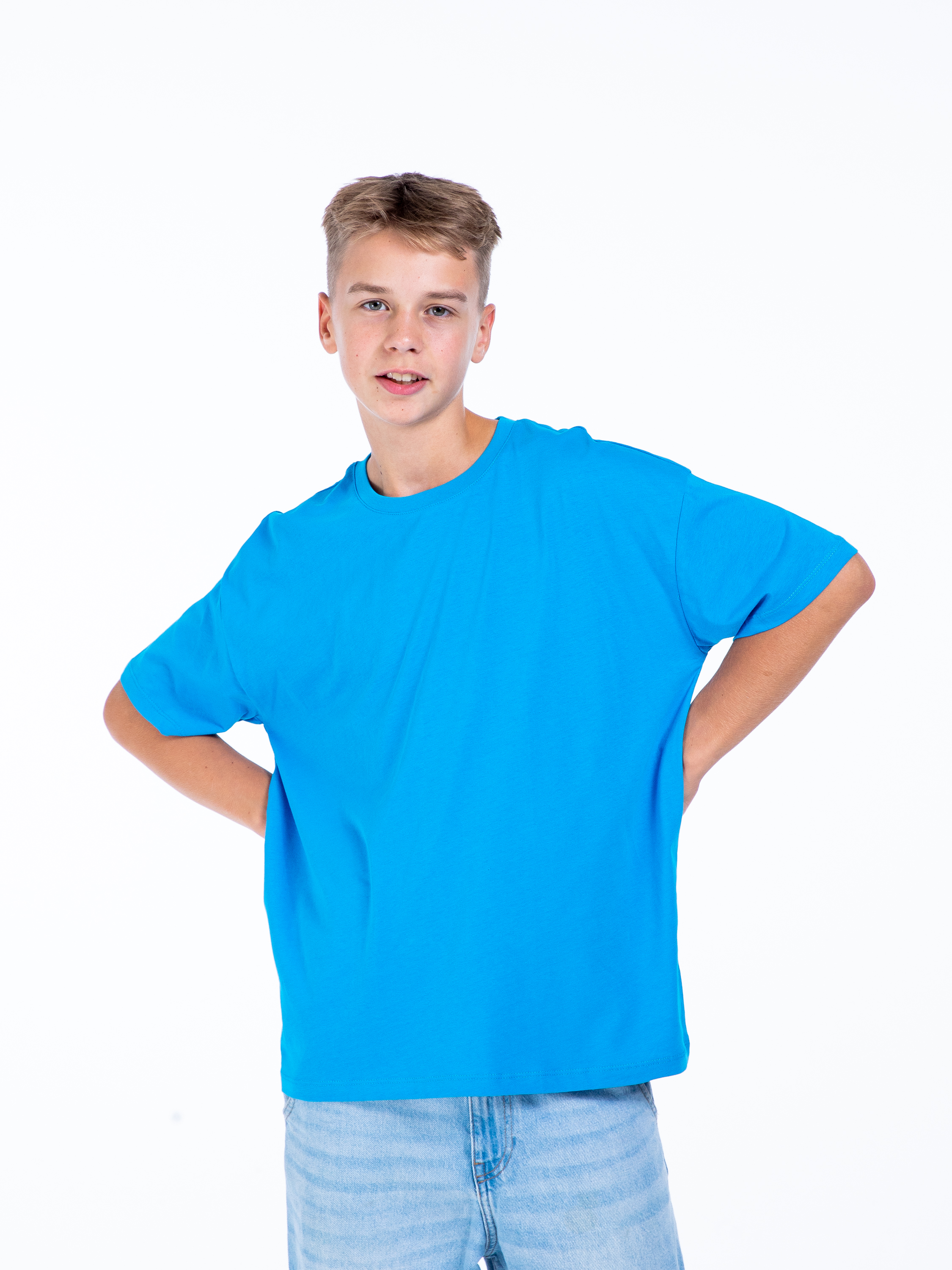 Футболка STELLA MODA 11601._яр.голубой - фото 16