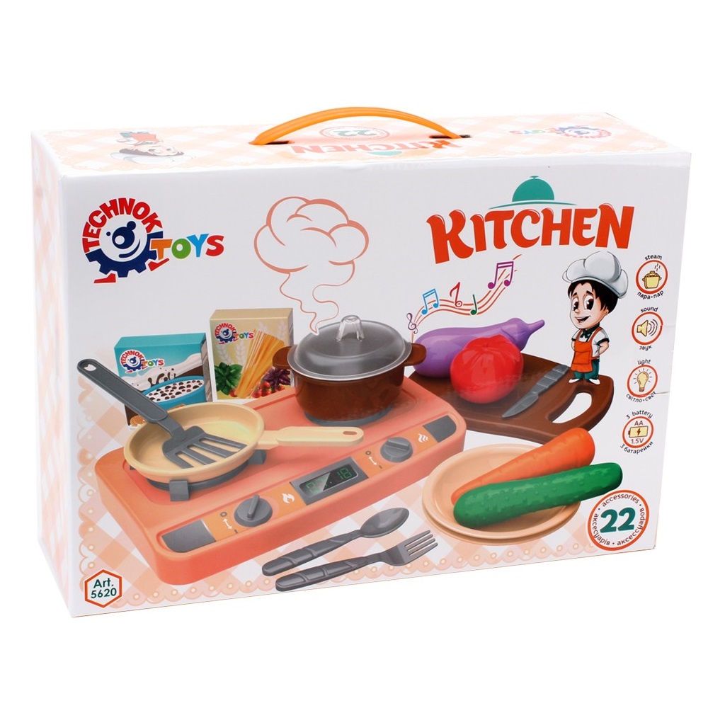 Игрушка S+S чайник, посуда, продукты - фото 4