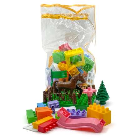 Конструктор Нижегородская игрушка Сафари блочный