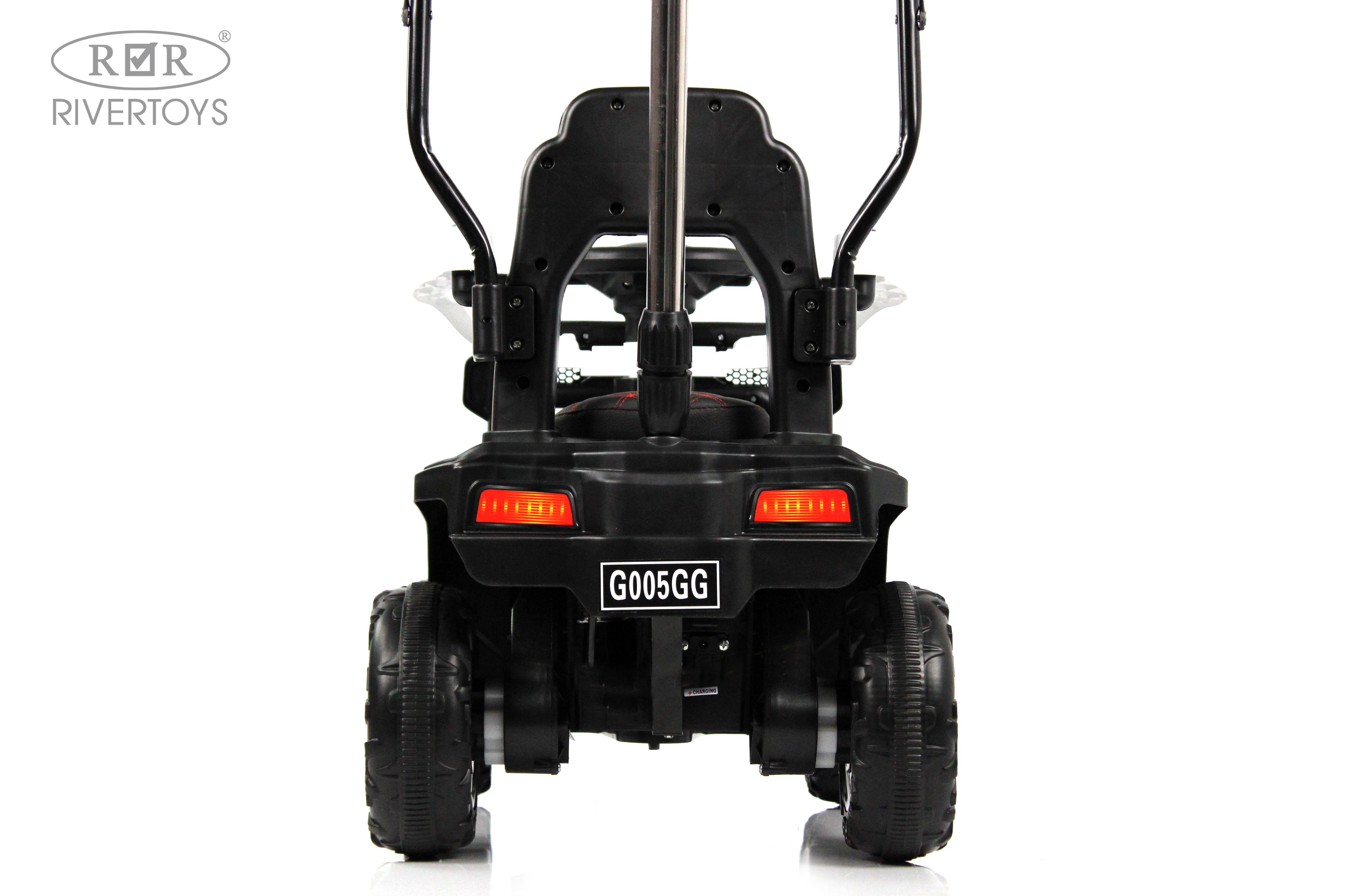 Электромобиль RIVERTOYS G005GG-WHITE С пультом ДУ - фото 13