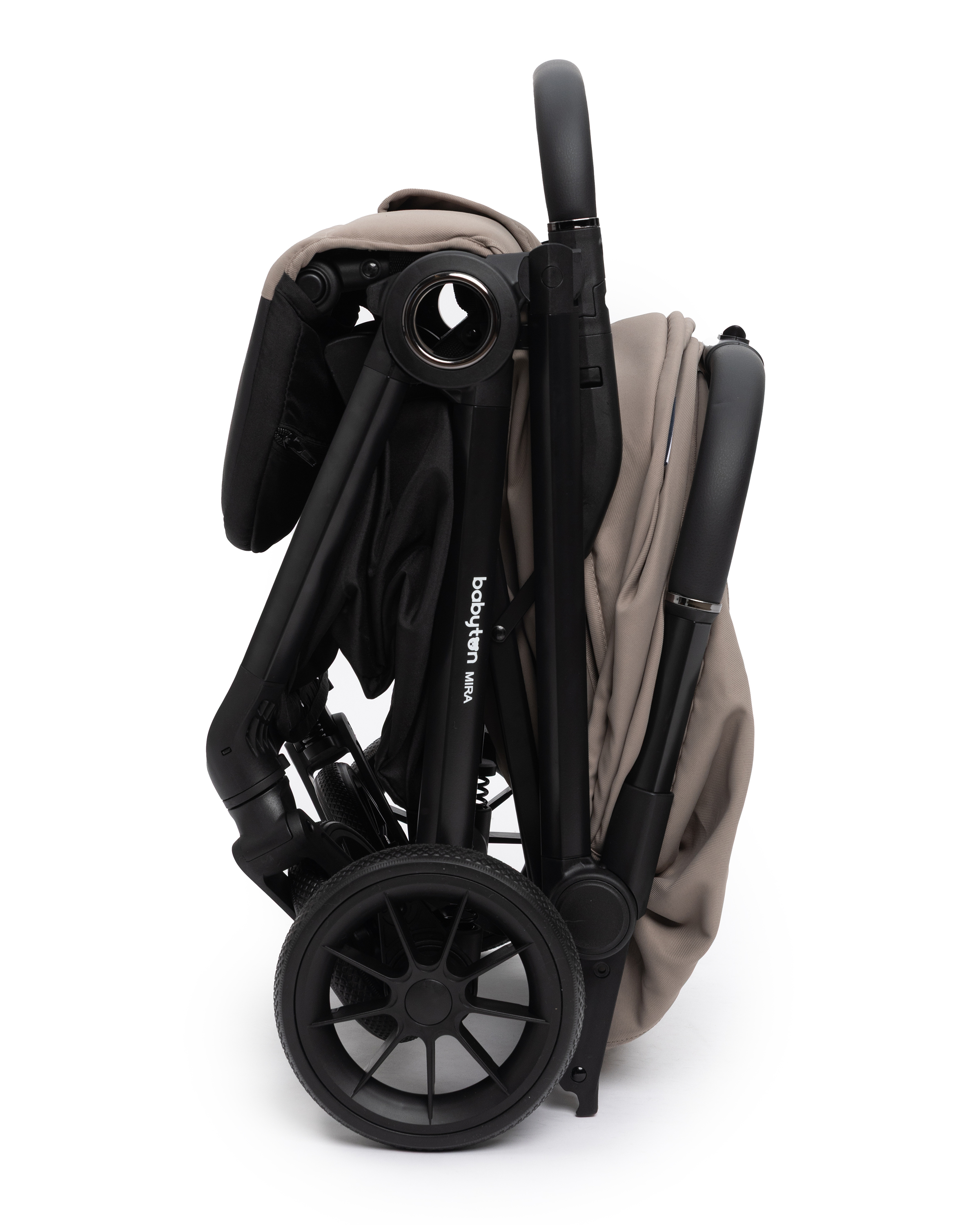 Коляска прогулочная Babyton Mira бежевый - фото 25