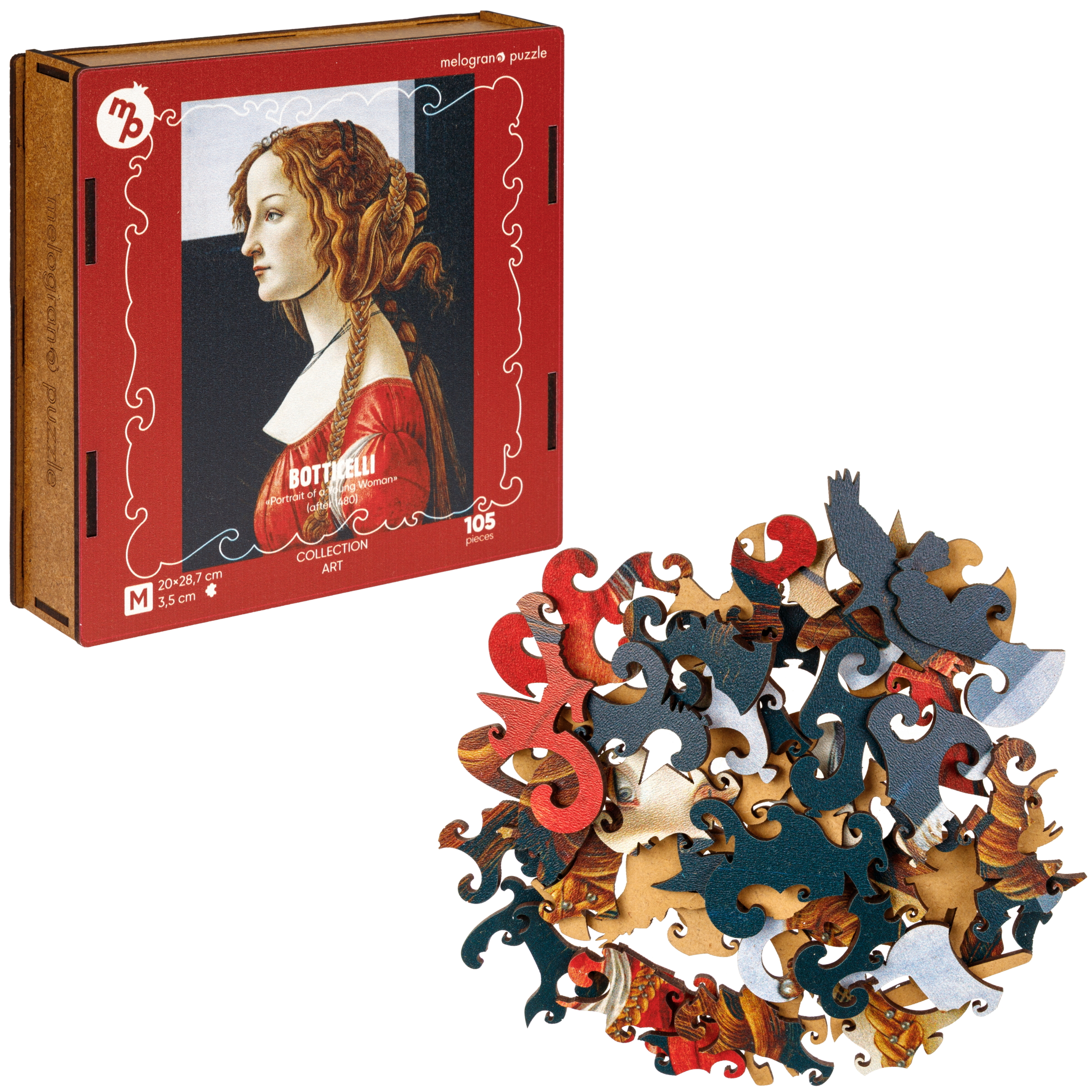 Пазл Melograno puzzle деревянный - фото 2