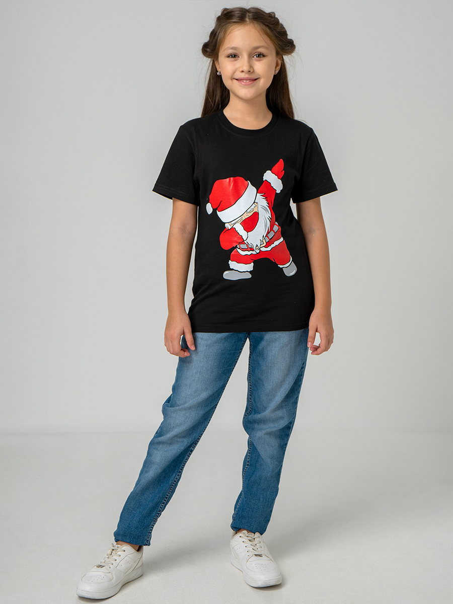 Футболка HappyFox HF55011Msanta.черный - фото 11