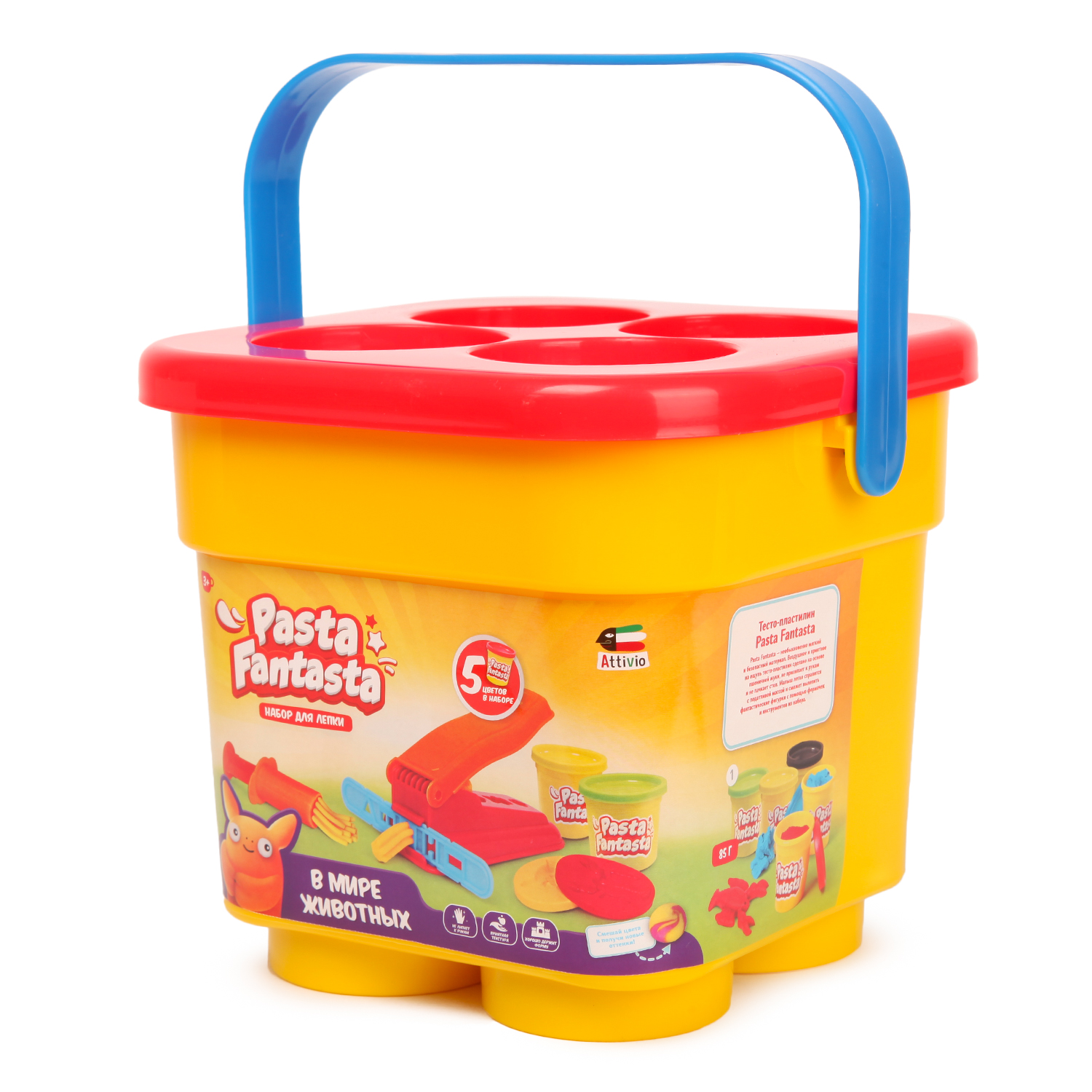 Тесто для лепки Attivio 5 цв. - фото 16
