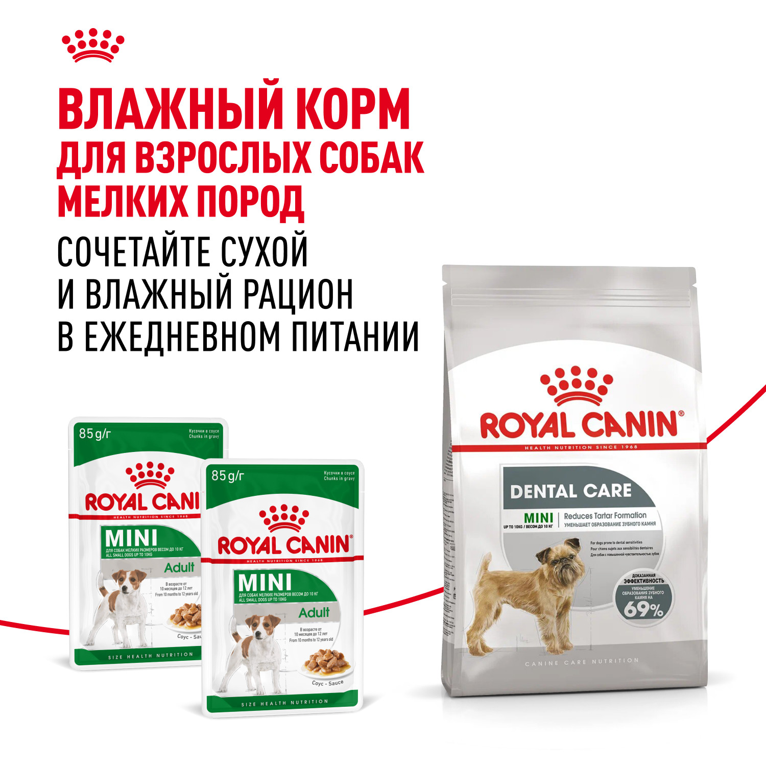 Корм для собак ROYAL CANIN Mini Dental мелких пород предрасположенных к образованию зубного камня 3кг - фото 9