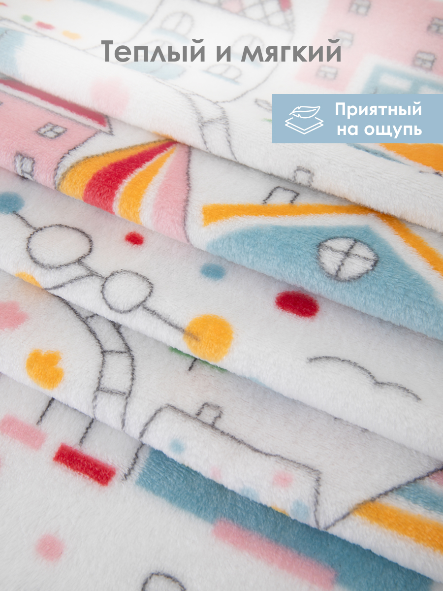 Плед Baby Nice велсофт 100 x 118 см - фото 2